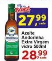 Rossi Supermercado Azeite Andorinha Extra Virgem vidro 500ml oferta
