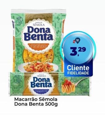 Tonin Superatacado Macarrão sêmola dona benta 500g oferta