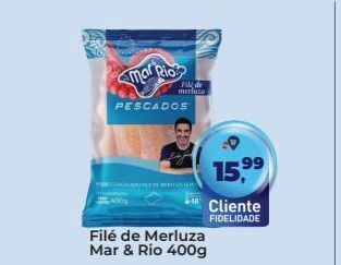 Filé de merluza mar & rio 400g