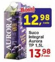 Rossi Supermercado Suco Integral Aurora TP 1,5L oferta