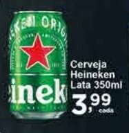 Rossi Supermercado Cerveja Heineken Lata 350ml oferta