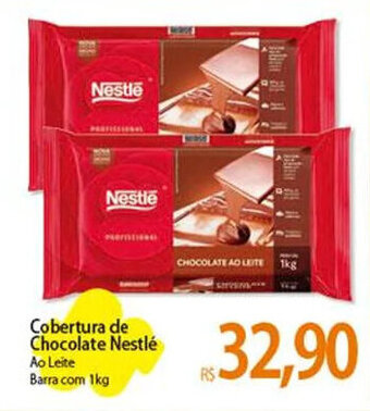 Atacadão Cobertura de Chocolate Nestlé Ao Leite Barra com 1kg oferta