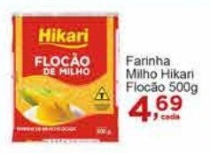 Rossi Supermercado Farinha Milho Hikari Flocão 500g oferta