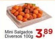 Mini Salgados Diversos 100g