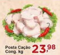 Rossi Supermercado Posta Cação cong. kg oferta
