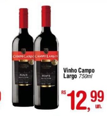 Fort Atacadista Vinho Campo Largo 750ml oferta