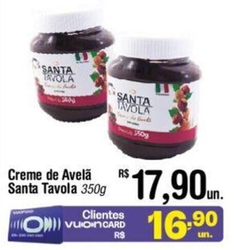 Fort Atacadista Creme de Avelã Santa Tavola 350g oferta