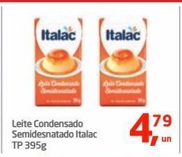 Leite condensado semidesnatado italac tp 395g