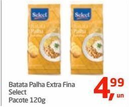 Tenda Atacado Batata palha extra fina select pacote 120g oferta