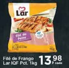 Rossi Supermercado Filé de Frango Lar IQF Pct. 1kg oferta