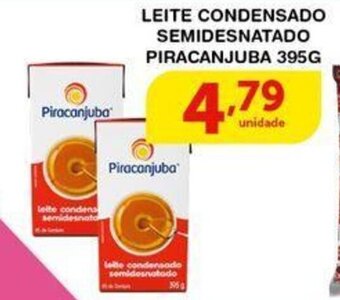 Roldão LEITE CONDENSADO SEMIDESNATADO PIRACANJUBA 395G oferta