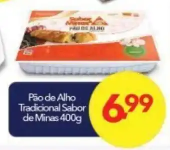 Pao de Alho Tradicional Sabor de Minas 400g