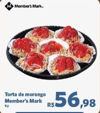 Sam's Club Torta de morango Member's Mark Kg oferta