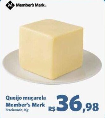 Sam's Club Queijo muçarela Member's Mark Fracionado, Kg oferta