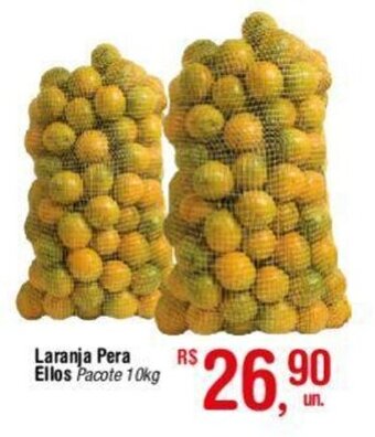 Fort Atacadista Laranja Pera Ellos Pacote 10kg oferta
