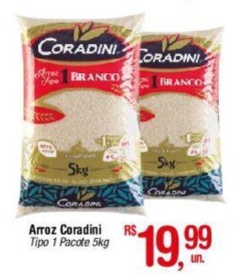 Fort Atacadista Arroz Coradini Tipo 1 Pacote 5kg oferta