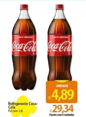 Atacadão Refrigerante Coca-Cola Pet com 1.5L oferta