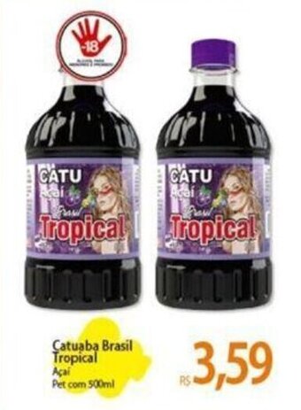 Atacadão Catuaba Brasil Tropical Açaí Pet com 500ml oferta