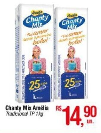 Fort Atacadista Chanty Mix Amélia Tradicional TP 1kg oferta