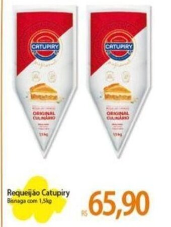 Atacadão Requeijão Catupiry Bisnaga com 1,5kg oferta