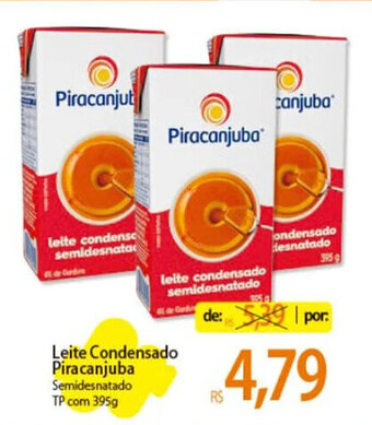 Atacadão Leite Condensado Piracanjuba Semidesnatado TP com 395g oferta