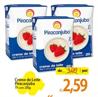 Atacadão Creme de Leite Piracanjuba TP com 200g oferta