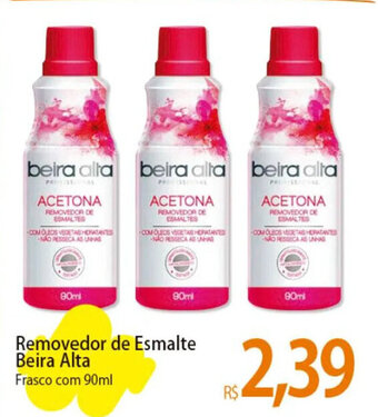 Atacadão Removedor de Esmalte Beira Alta Frasco com 90ml oferta
