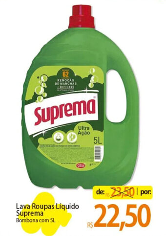 Atacadão Lava Roupas Líquido Suprema Bombona com 5L oferta
