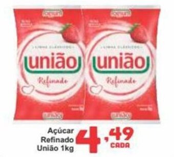 Rede Super Compras Açúcar Refinado União 1kg oferta