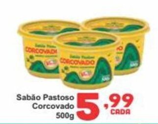 Rede Super Compras Sabão Pastoso Corcovado 500g oferta