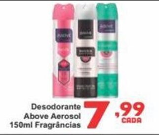 Rede Super Compras Desodorante Above Aerosol 150ml Fragrâncias oferta