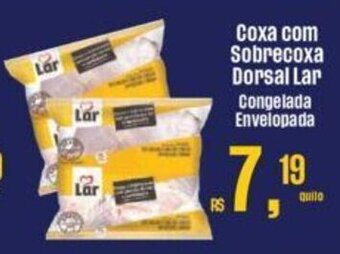 Supermercados Mateus Coxa com Sobrecoxa Dorsal Lar Congelada Envelopada oferta