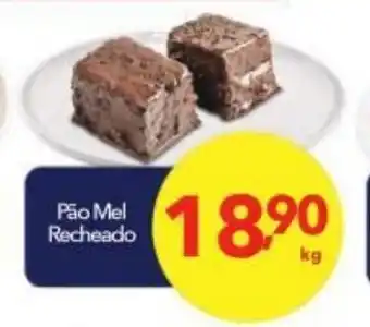 Lopes Supermercados Pao Mel Recheado 1kg oferta