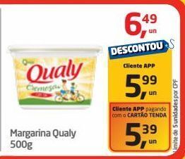Tenda Atacado Margarina qualy 500g oferta