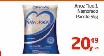 Tenda Atacado Arroz tipo 1 namorado pacote 5kg oferta