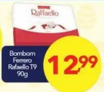 Lopes Supermercados Bombom Ferrero Rafaello T9 90g oferta