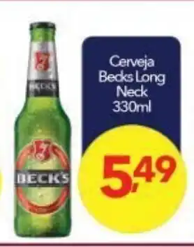 Lopes Supermercados Cerveja Becks Long Neck 350ml oferta