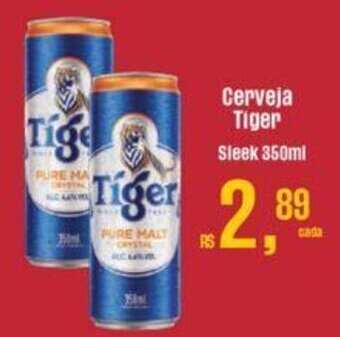 Supermercados Mateus Cerveja Tiger Sleek 350ml oferta