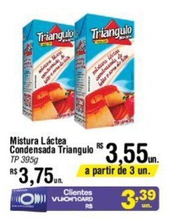 Fort Atacadista Mistura Láctea Condensada Triangulo TP 395g oferta