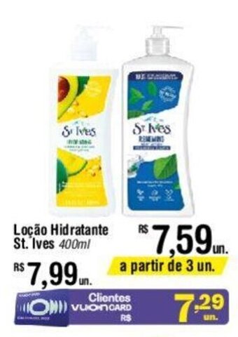 Fort Atacadista Loção Hidratante St. Ives 400ml oferta
