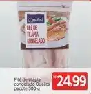 Extra Hiper File de Tilapia congelado Qualita pacote 500g oferta