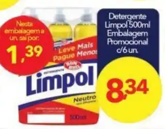Lopes Supermercados Detergente Limpol 500ml oferta