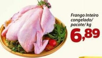 Confiança Supermercados Frango Inteiro congelado/ pacote/kg oferta