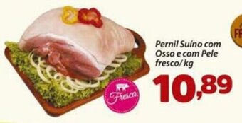 Confiança Supermercados Pernil Suíno com Osso e com Pele fresco/kg oferta