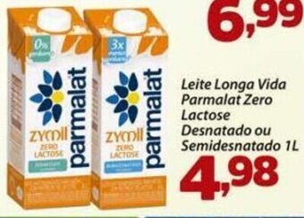 Confiança Supermercados Leite Longa Vida Parmalat Zero Lactose Desnatado ou Semidesnatado 1L oferta