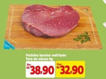 Extra Supermercado Patinho bovino resfriado fora do vácuo kg oferta