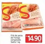 Extra Hiper File de Peito de Frango congelado Sadia 1kg oferta
