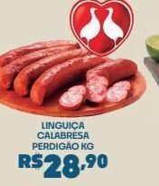 Boa Supermercados Linguiça calabresa perdigão kg oferta