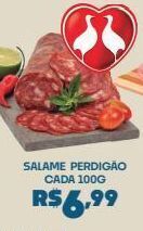 Boa Supermercados Salame perdigão cada 100g oferta