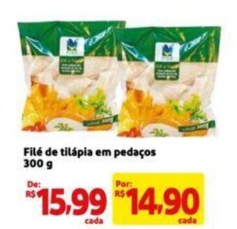 Extra Supermercado Filé de tilápia em pedaços 300 g oferta
